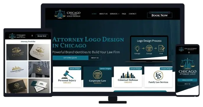 Moder Attorney Logo Design in Chicago