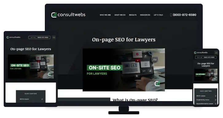 Attorney On Page SEO Optimization