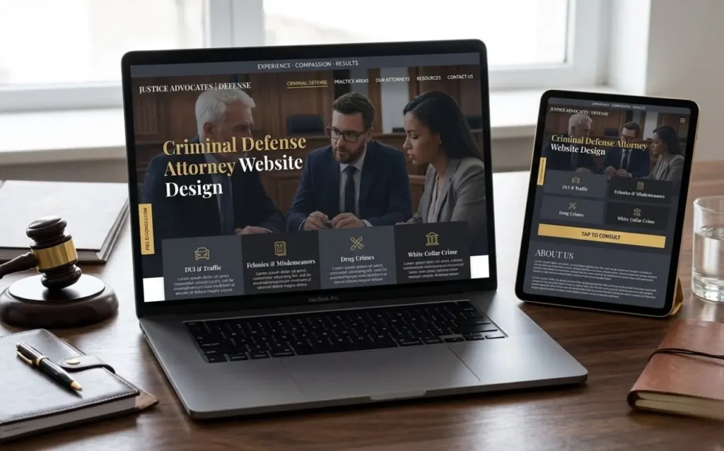 Criminal Defense Attorney Website Design