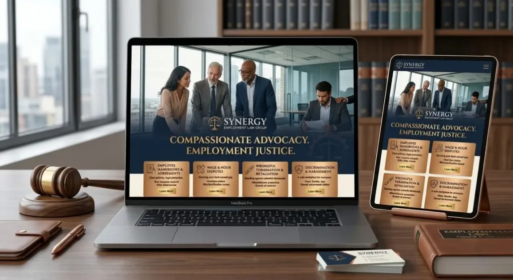 Employment Law Attorney Website Design