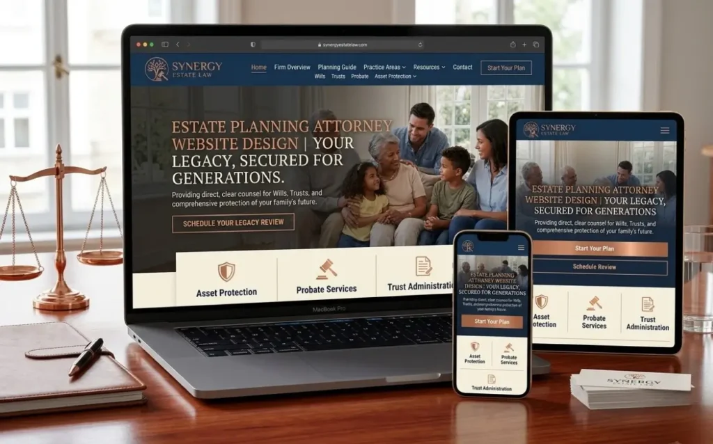 Estate Planning Attorney Website Design