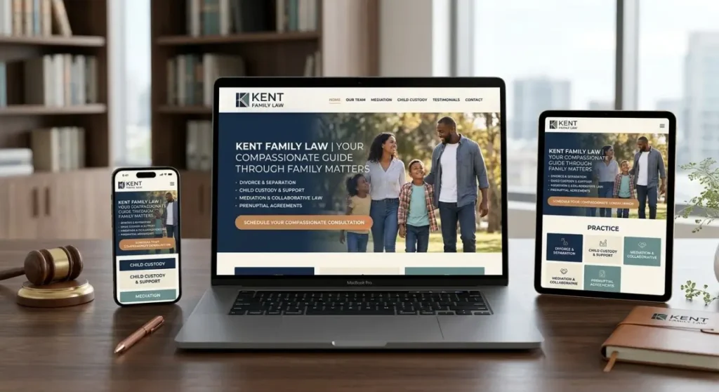 Family Law Attorney Website Design