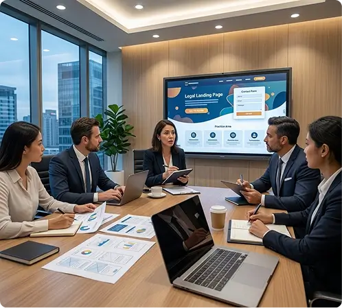 High Converting Attorney Landing Page Design in Chicago