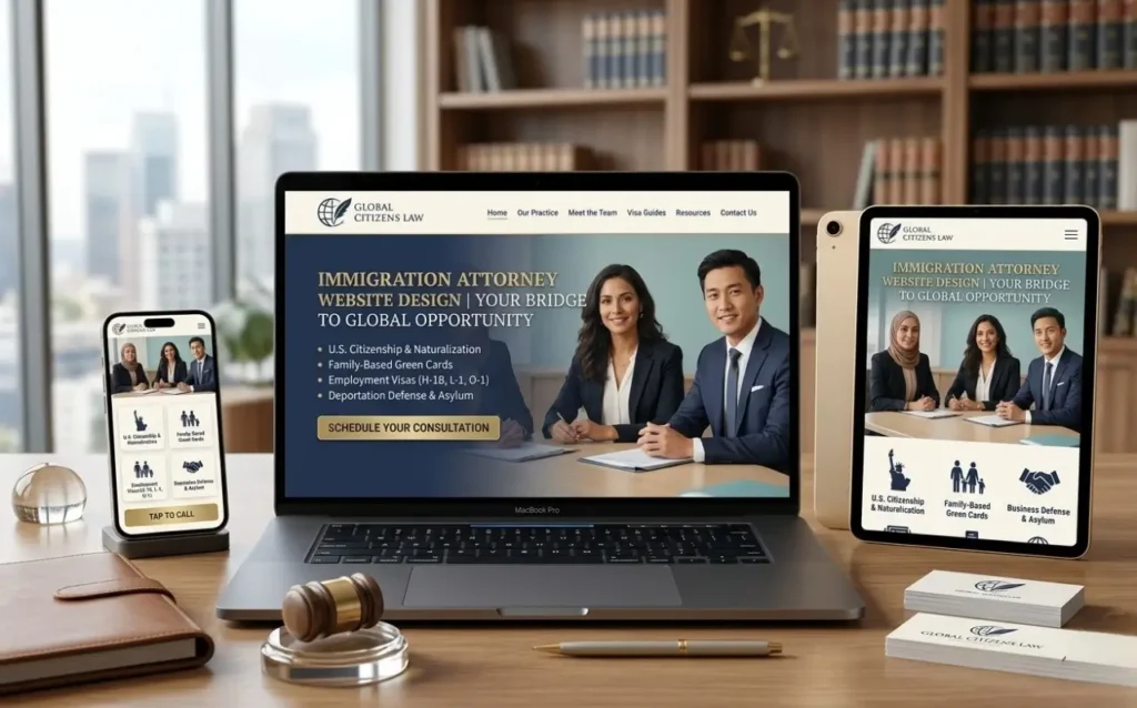 Immigration Attorney Website Design Chicago