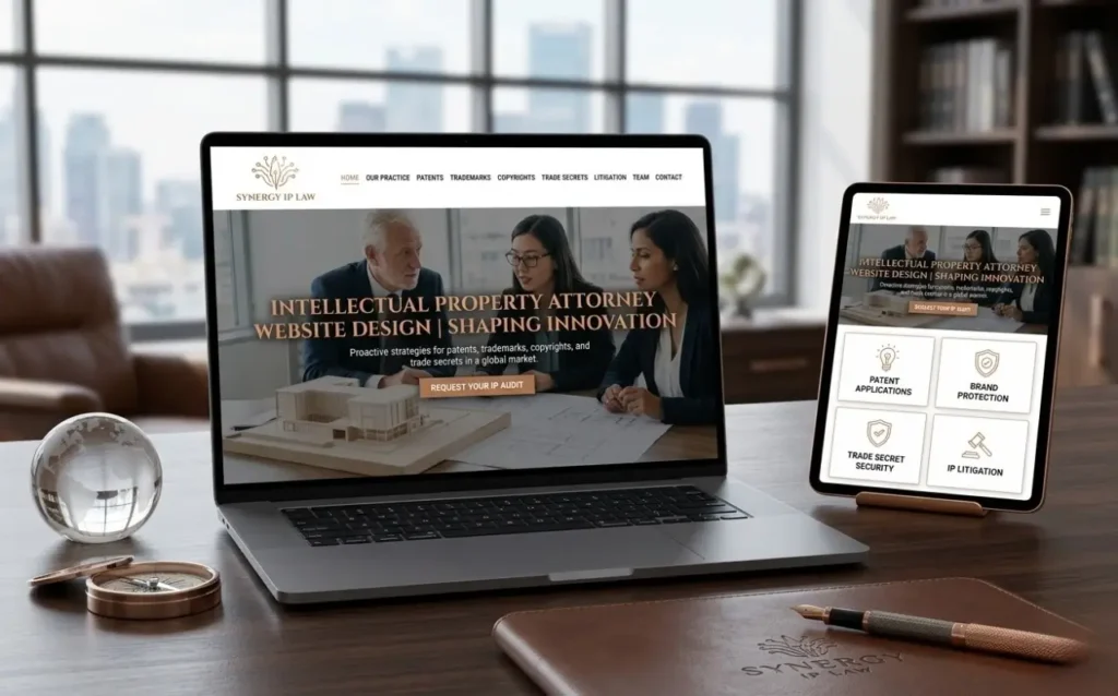 Intellectual Property Attorney Website Design