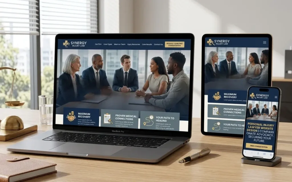 Personal Injury Lawyer Website Design