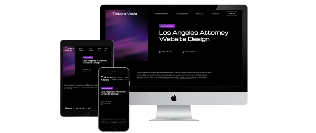 los angeles attorney websites seo
