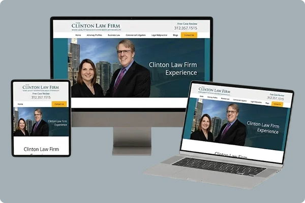 Clinton Law Firm Web Design
